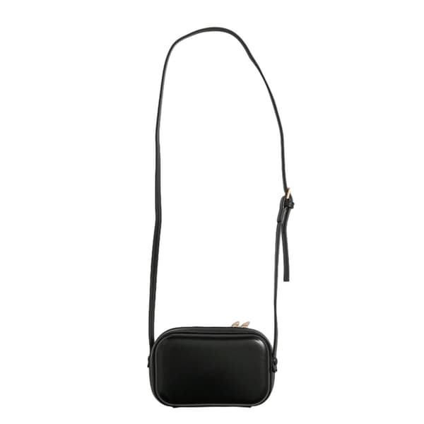 Dam Crossbody Väska Läder Dubbel Dragkedja Axelväskor Retro Handväskor Plånbok white