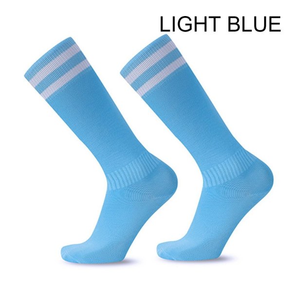 Barn Vuxna Fotbollsstrumpor Knähöga strumpor Sport Fotbollsstrumpor light blue EU 37-45