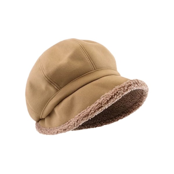 Dam Vinterhattar Mocka Bucket Hat Varm Tjock vindtät Cap khaki