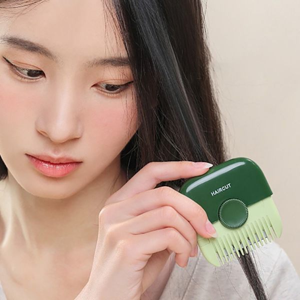 2 i 1 Bangs Trimmer Styling Tool Hårtrimmer för kvinnor skönhet Green