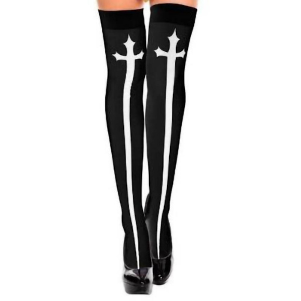 Unisex polyester skelett långa handskar Blodiga strumpor Halloween handskar 4