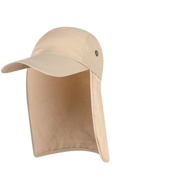 Utomhus solskyddshatt Fiske Klättring Baseball Cap Beige