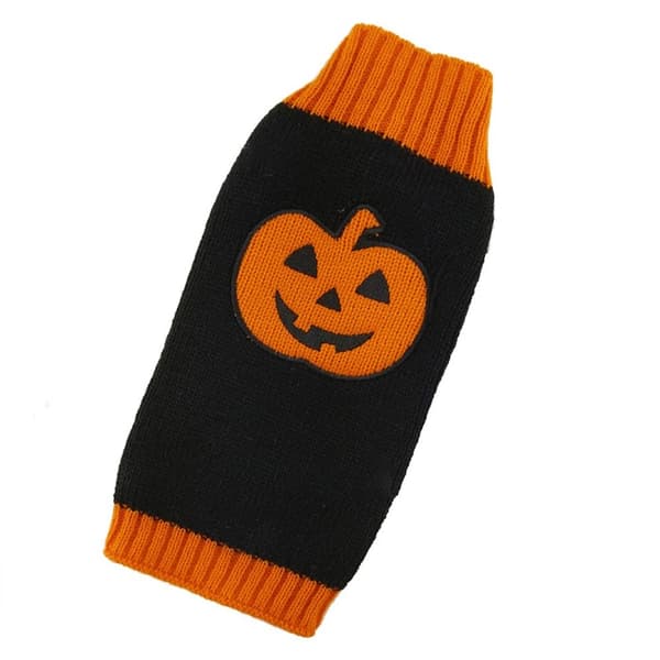 Halloween Husdjurskläder Pumpa Hundtröja S