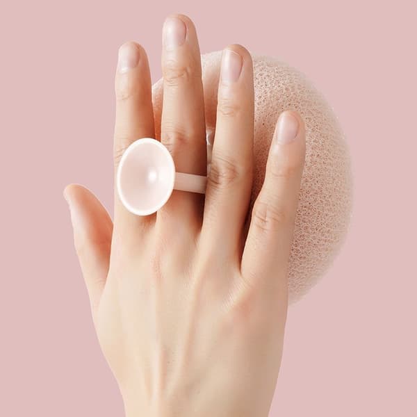 Solros Badboll Massage Badboll med Sugpropp Badborste Blue