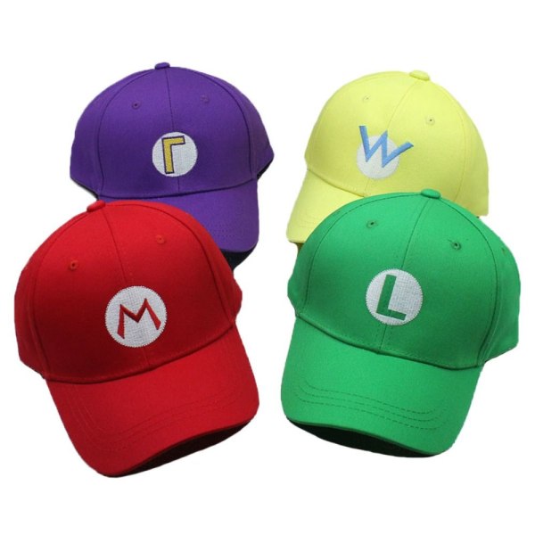 Super Mario baseballkeps Cap hatt Rollspel green