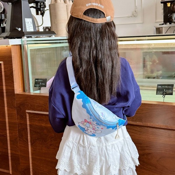Kawaii Kitty Crossbody väska Tecknad stil Baby Girl liten ryggsäck Cinnamoroll