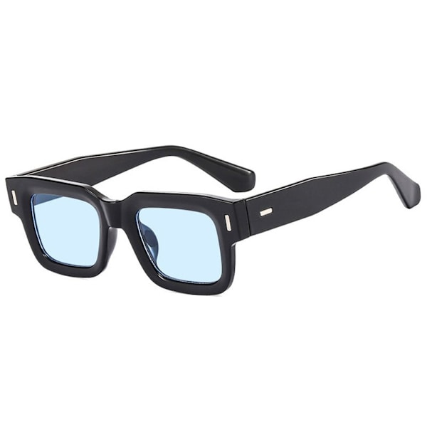 Vintage fyrkantiga solglasögon Retro Punk Ocean Lens Solglasögon UV400 skydd C5