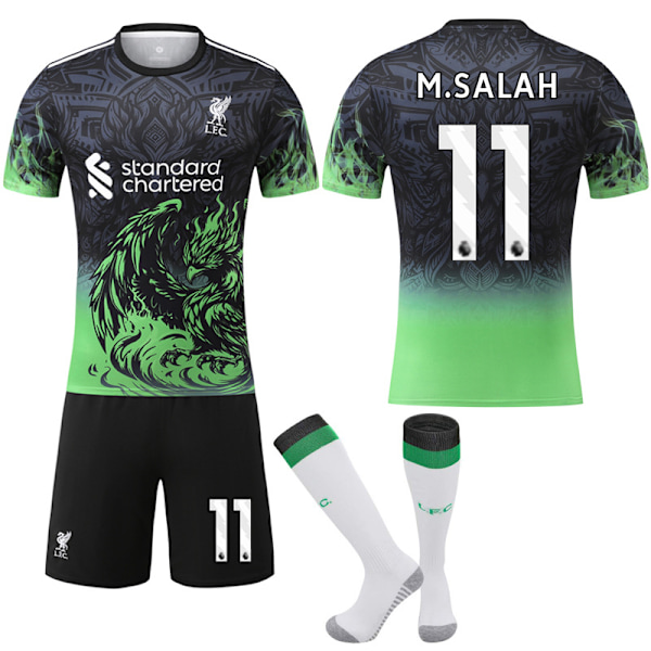 2025-2026 Liverpool Special Anniversary Edition Grøn Fodboldtrøje Nr. 11 M.SALAH XXL