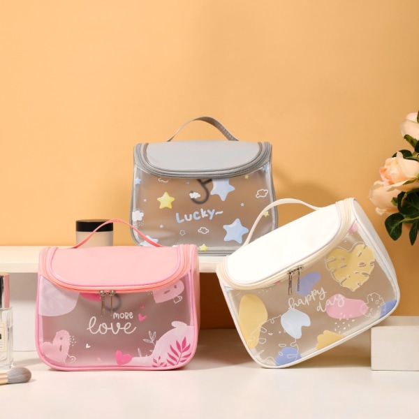 New Fashion Hooking Cosmetic Bag Stor rese-necessär grey