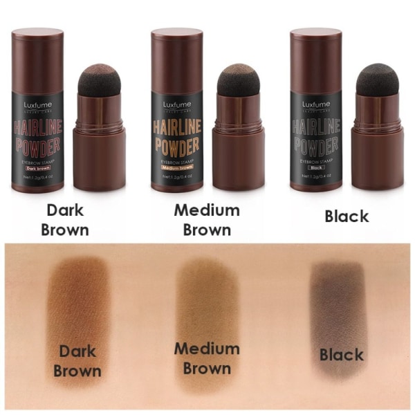 Hårlinje Shadow Stick Powder Cover medium brown