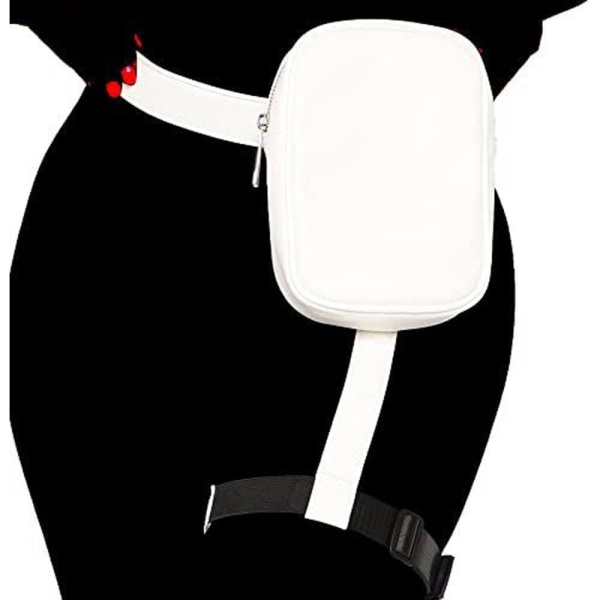 Kvinnor Lårsele Benväska Fanny Packs Läder white