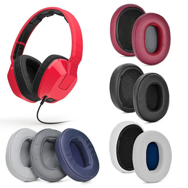 1 par utbytes öronkuddar för Skullcandy Crusher trådlös Blue