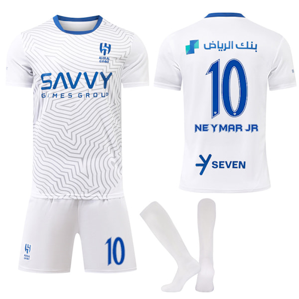 Al-Hilal Saudi FC Hemma/Borta Fotbollströja Barn/Vuxen 2024-2025 Nr.10 Neymar Away 1 22