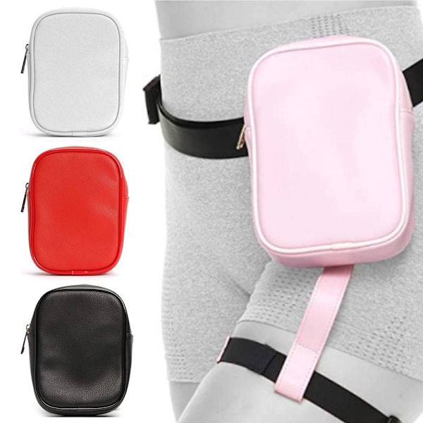 Kvinnor Lårsele Benväska Fanny Packs Läder red