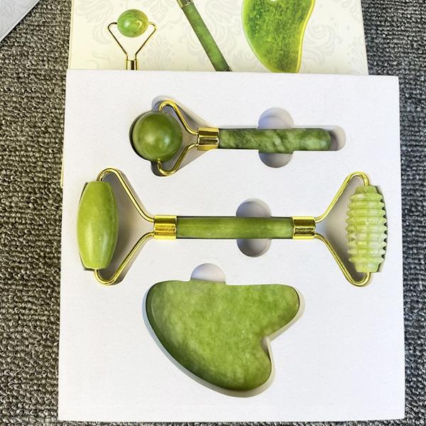 3 STK/ SET Gua Sha Massageverktyg Lymfdränagemassager