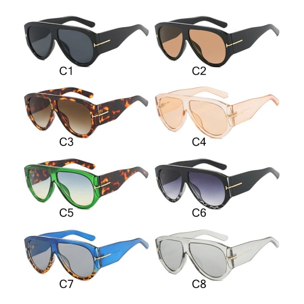 Dam Pilot Solglasögon Big Frame UV400 Goggles Glasögon C3