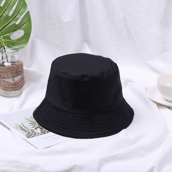 Hopfällbar Bucket Hat Beach Sun Hat Summer Fisherman Cap sky blue