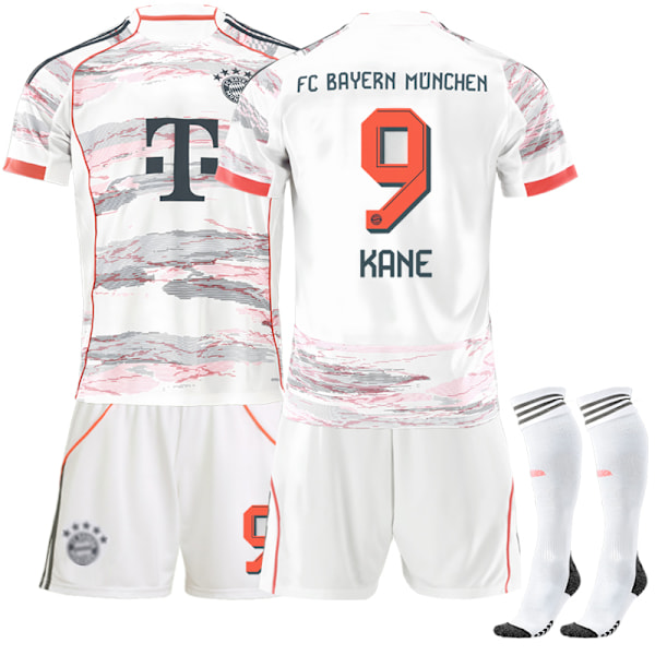 2025-2026 Bayern München Muistoerä Lasten Aikuisten Jalkapallopaita Sukkien Kanssa No.9 KANE L