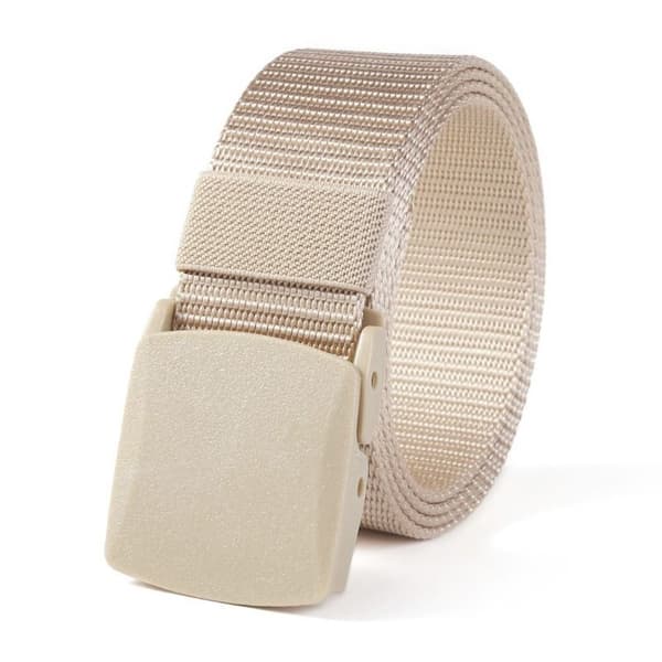 Nylon Midjebälte Herr Midjeremmar Snabbspänne Midjeband beige
