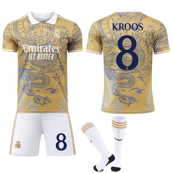 2024-2025 Real Madrid Special Edition Barnfotbollströja Nr 8 KROOS XL