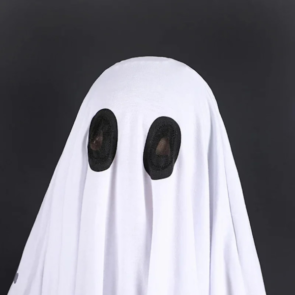 Läskig Halloween-spökkostym Halloween-spökmantel Trick-or-Treat Spooky Maskeradkläder Pojkar Flickor XL