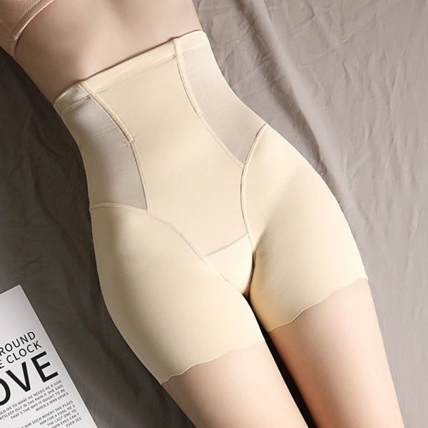 Kvinnor Body Shaper Slim Trosor Belly Control High Waist Shapewear Underkläder Nude XL