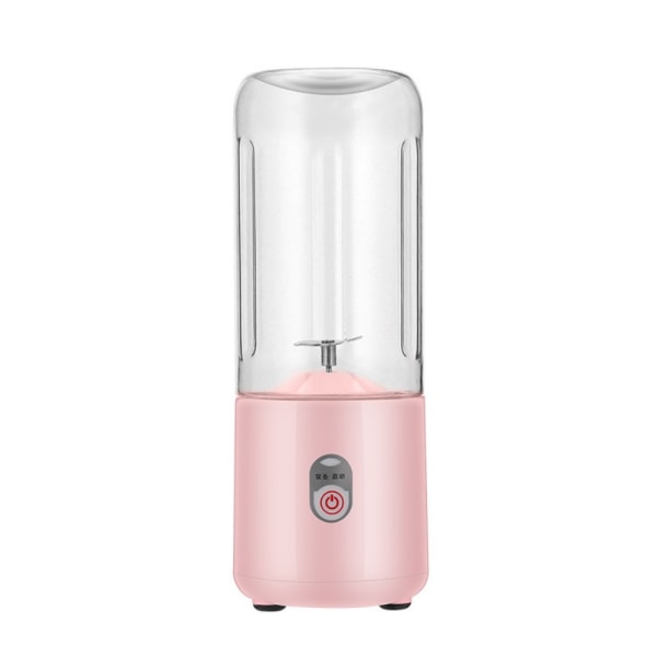 Electric Juice Maker Portable Blender Smoothie Mini Juicer Fruktmaskin 500ml Pink