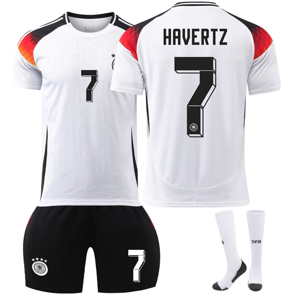 UEFA EM 2024 Tyskland Fotbollströja Kit 10 Musiala 13 Muller 8 Kroos 7 HAVERTZ NO.7 HAVERTZ 28