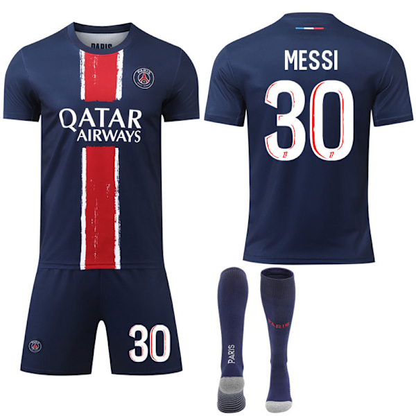 2024-2025 Paris Saint-Germain Kotipeliasu Lapsille ja Aikuisille Nro.30 MESSI 16