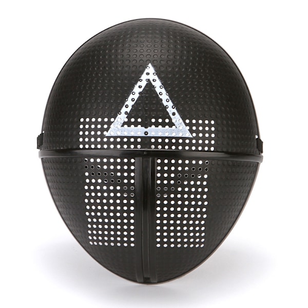 3 st Squid Game Cosplay Mask Rekvisita Kvadrat Cirkel Triangel Mönster Helansiktsmasker för Fest