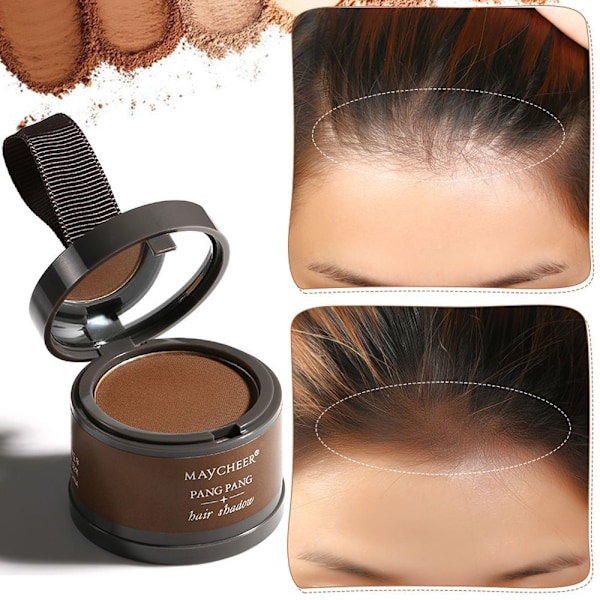 Fluffigt tunt pulver Pang Line Shadow Makeup Hår Concealer Root Cover Up 1 brown