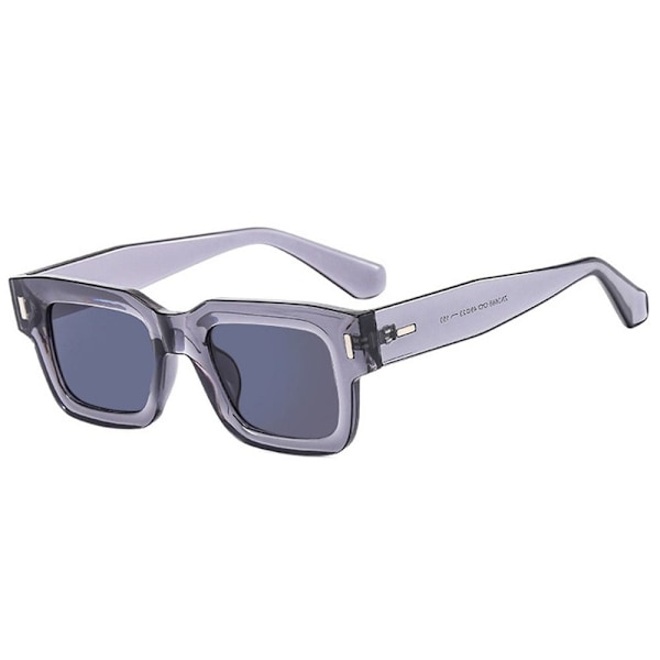 Vintage fyrkantiga solglasögon Retro Punk Ocean Lens Solglasögon UV400 skydd C3