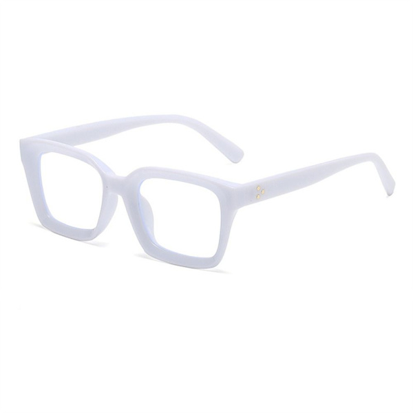 Kvinnor Män Anti-UV Blue Rays Glasögon white
