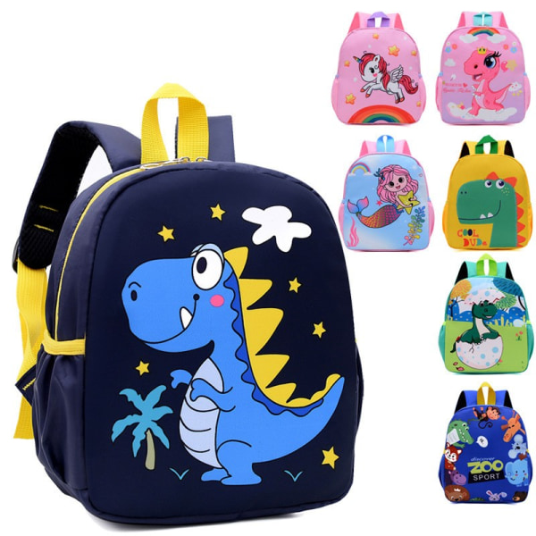 Söt sjöjungfruryggsäck Kindergarten Princess Skolväska Type C