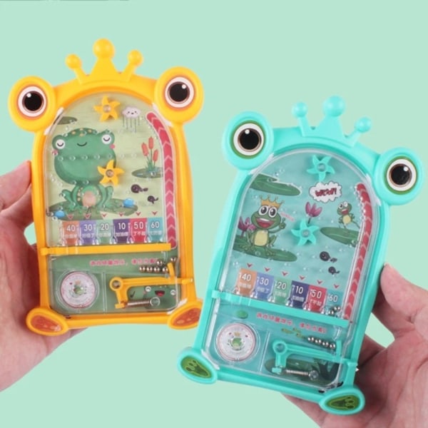 Barn Roliga Leksaker Tecknad Barn Desktop Pinball Spel Pedagogisk leksak green
