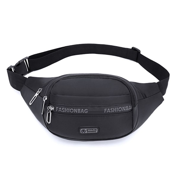 Midjeväska för män Bröstpaket Mobilväska Utomhussport Cross-body-väska grey