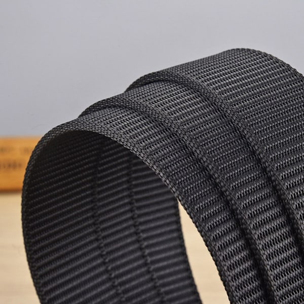 Herr Canvas Midjebälte Herr Automatiskt Spänne Business Bälte Wild Style Jeans Midjeband black