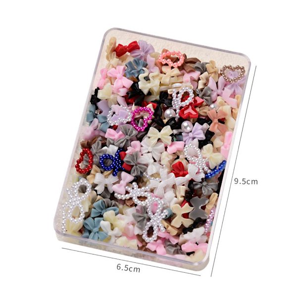 Mix Style Resin Nail Art Charms Butterfly Bear Nail Rhinestone