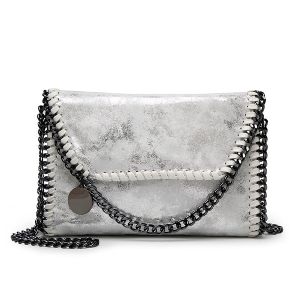 Dam Kedjeväska Shoulder Crossbody Bag Messenger Bag silver