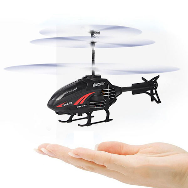 Mini Flygande Helikopter Leksak Fjärrkontroll Helikopter Plan Barn Julklappar red