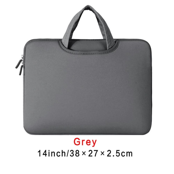 11 13 14 15 15,6 tums Laptopväska För Laptop MacBook grey 14 inch