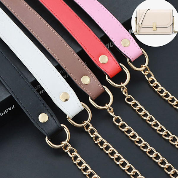 Gör-det-själv 120 cm Ersättningsaxelrem för Crossbody-väska red