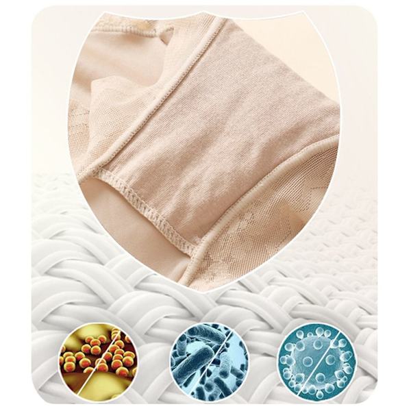 Shapewear för kvinnor Tummy Control Little Shaping Trosor Högmidjade underkläder Body Shaper Shorts nude M