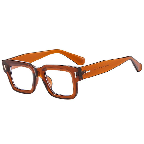 Vintage fyrkantiga solglasögon Retro Punk Ocean Lens Solglasögon UV400 skydd C9