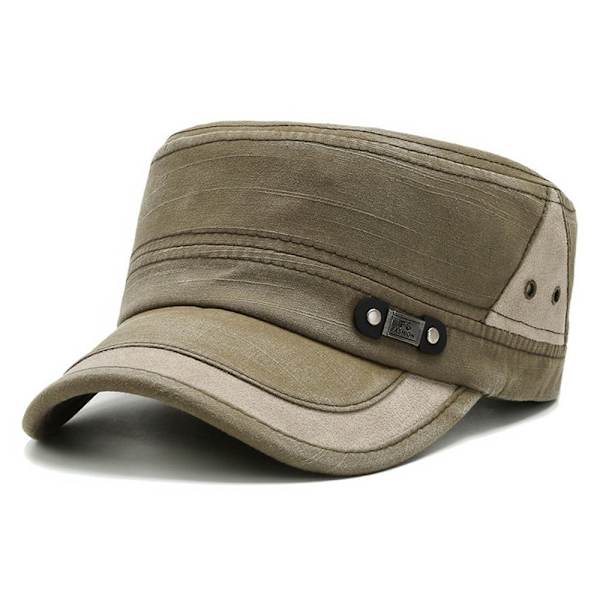 Sommar Kamouflage Arm Hatt Män Camo Military Cadet Combat Fiske Baseball Cap Army green