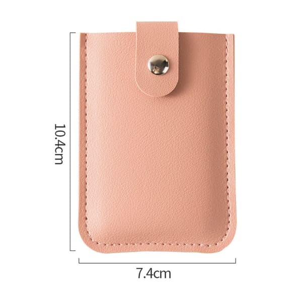 5 Kortfickor PU Läder Slim ID-Korthållare Miniplånböcker White