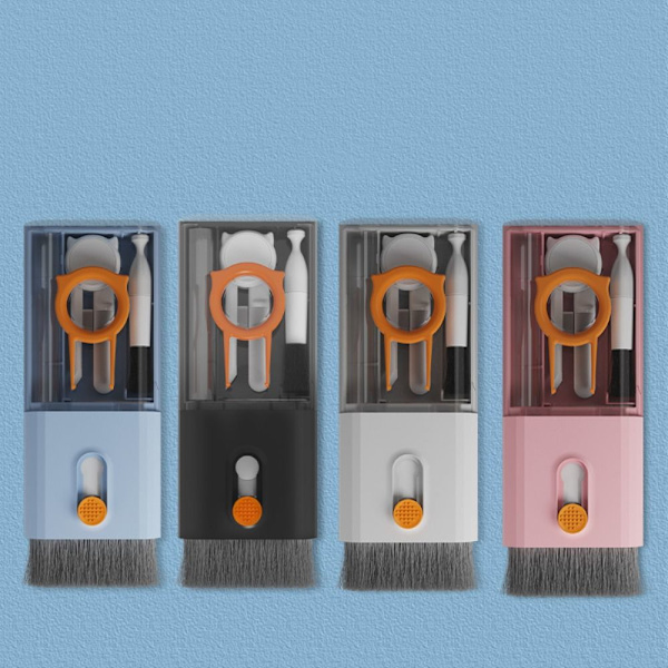Keyboard Screen Cleaner Kit 10in1 Set för bärbar dator White
