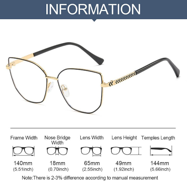 Kvinnor Blue Light Blocking Designers Glasögon Optiskt glasögon Dator ögonskydd Brown