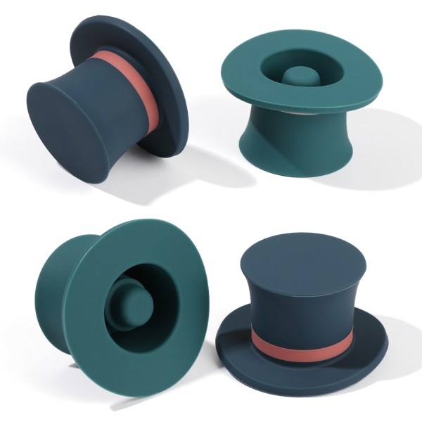 Creative Wine Bottle Stopper Silikonbar Köksverktyg green