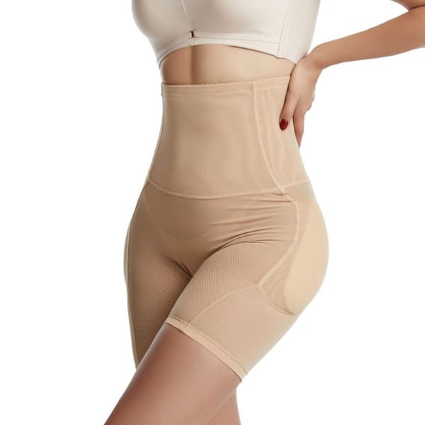 Vadderade kroppsformande trosor shorts för kvinnor Black 2XL